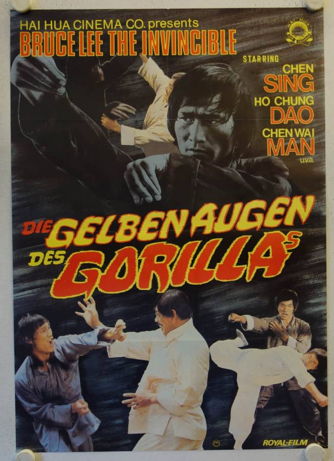 Bruce Lee the Invincible original release german movie poster